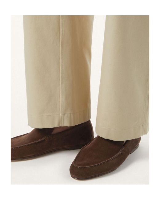 Loro Piana Brown Summer Anton Walk Loafer for men