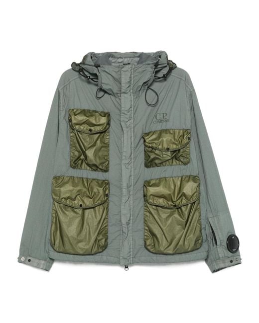 C P Company Green Mille Jacket for men