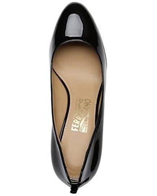 Ferragamo Black Shallow High-Heeled Shoes