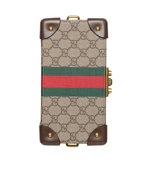 Gucci Brown Savoy Jewelry Case
