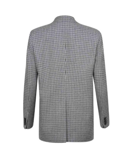Tagliatore Gray Long-Sleeved Suit Jacket
