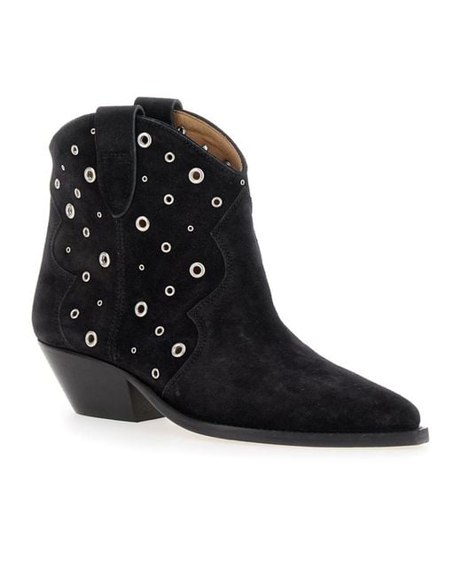 Isabel Marant Black Dewina Boots