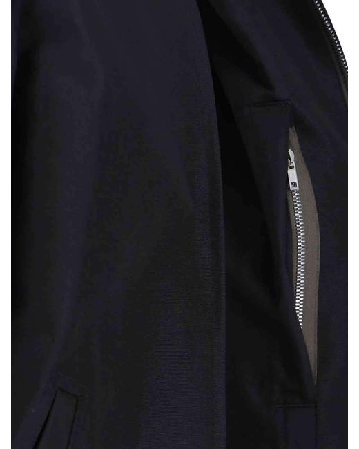 Rick Owens Blue Zipped Jacket for men