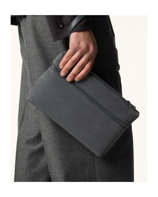 Loro Piana Black Extra Pouch L29 for men