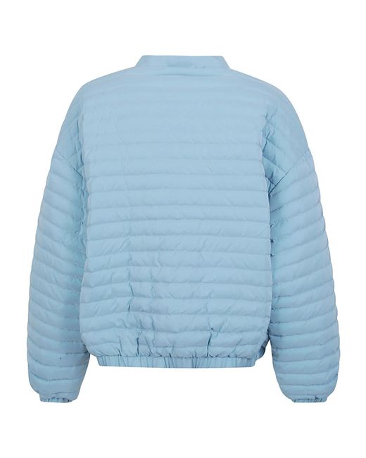 Moorer Blue Long-Sleeved Down Jacket