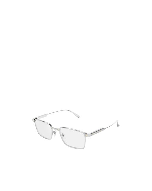 Cartier White Rectangle-Frame Glasses for men