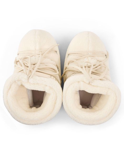 Moon Boot Natural Fluffy Sherpa Mini