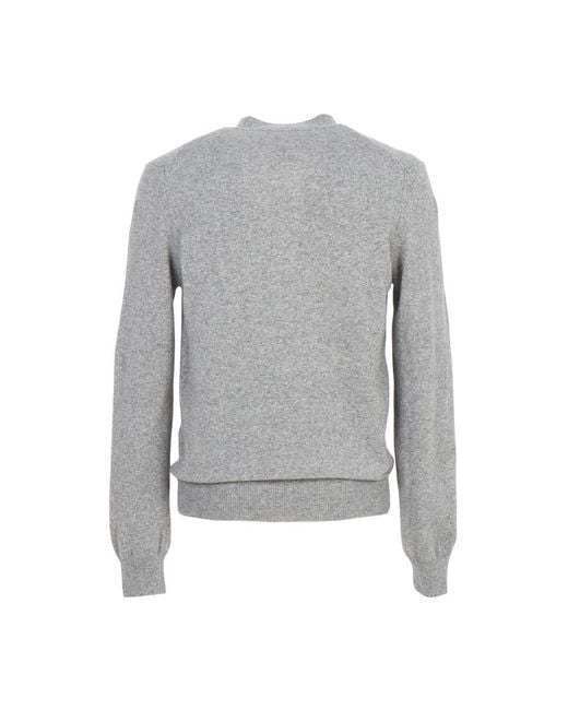 Comme des Garçons Gray Long-Sleeve Knit Top for men