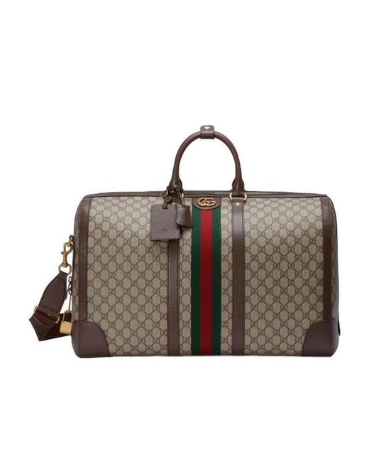 Gucci Brown Savoy Large Duffle Bag for men