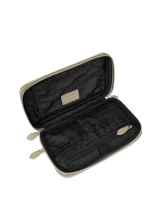 Emporio Armani Natural Logo Detail Clutch for men