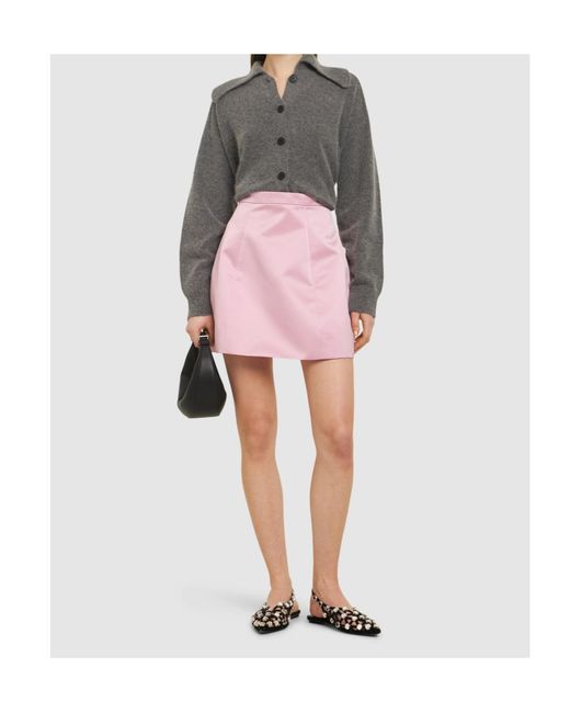 Blumarine Pink A-Line Skirt