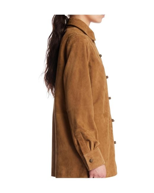 Rohe Brown Long-Sleeve Casual Jacket