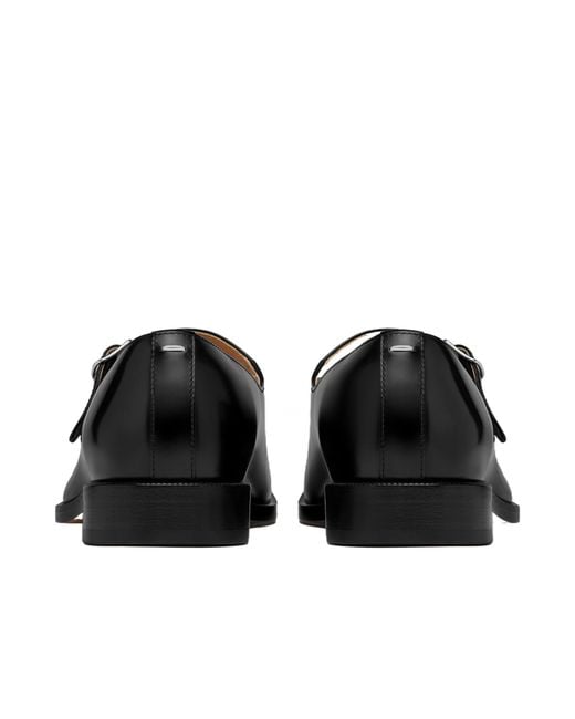 Maison Margiela Black Taby Mary-Jane Loafers for men