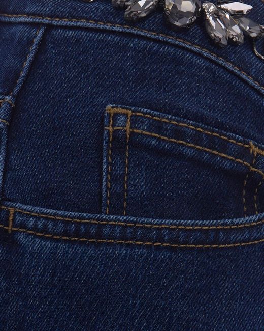 Liu Jo Blue Embellished Jeans
