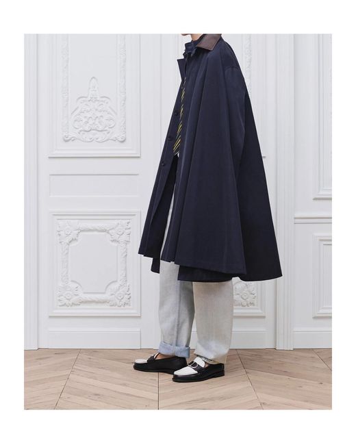 Dior Blue Coat With Embroidery for men