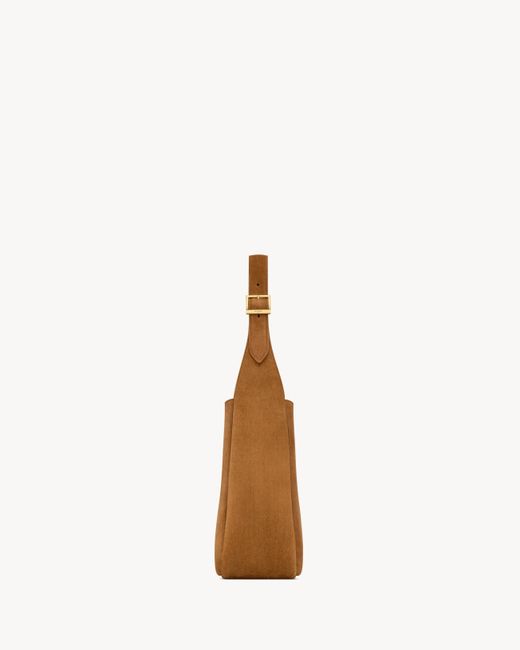 Saint Laurent Brown Le 5 A 7 Small Shoulder Bag