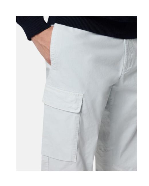 Stone Island Blue Tapered Cargo Trousers for men