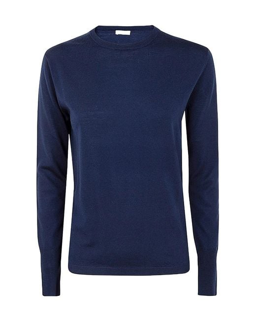 Aspesi Blue Wool Sweater