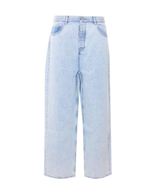 Drole de Monsieur Blue Drôle De Monsieur 5-Pocket Baggy Jeans for men
