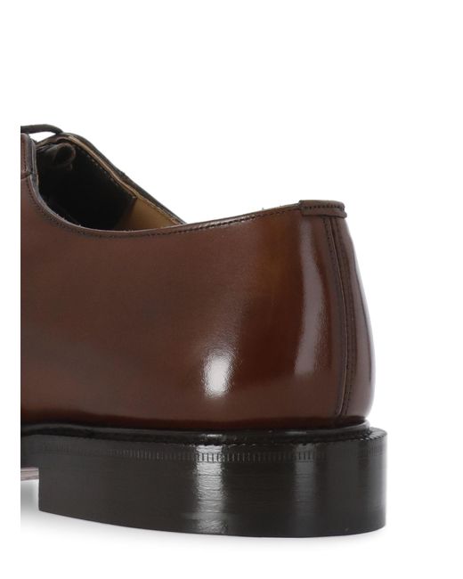 Church's Brown Round-Toe Lace-Up Shoes for men
