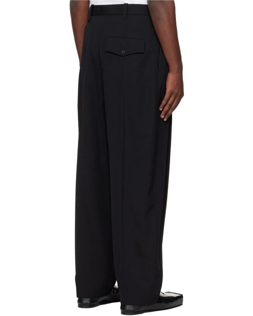 Jacquemus Black Fernando Formal Pants for men