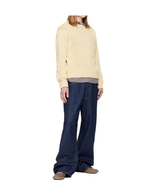 sunflower Blue Super Wide Jeans for men