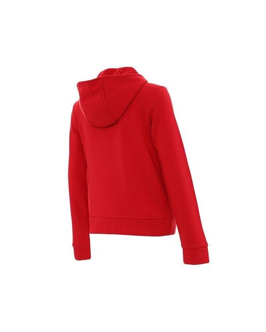 Emporio Armani Red Bear Decal With Hooded Casual Jacket