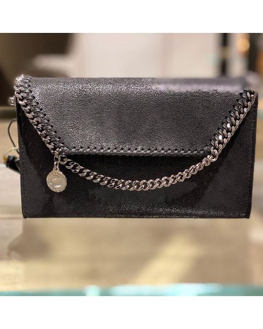 Stella McCartney Black Falabella Mini Shoulder Bag