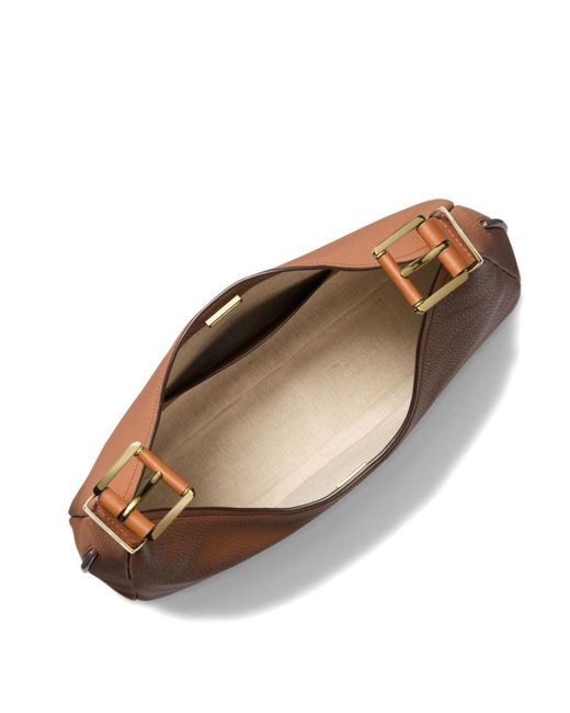 Michael Kors Brown Michael Nolita Large Hobo Shoulder Bag