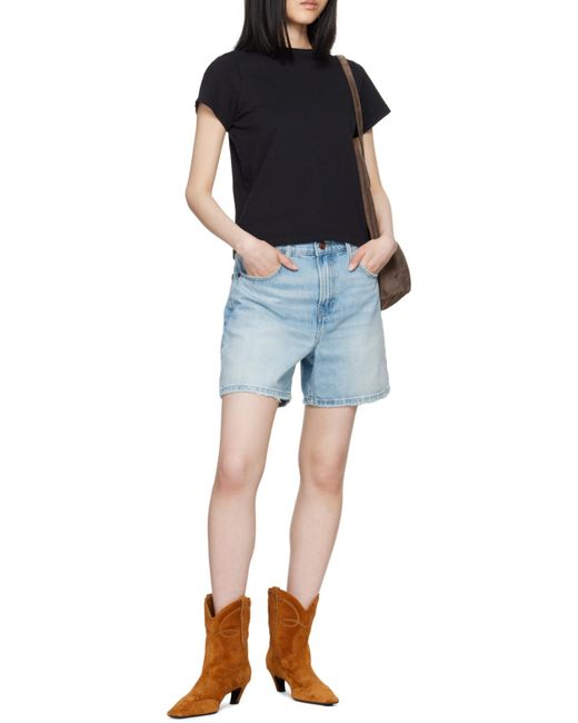 Khaite Black The Samson Crewneck T-Shirt