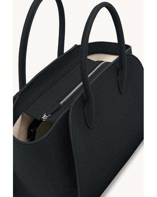 The Row Black Marlo 12 Leather Bag