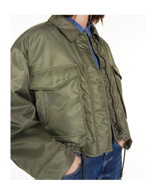 Weekend by Maxmara Green Double-Sided Waterproof Twill Cotton Suit