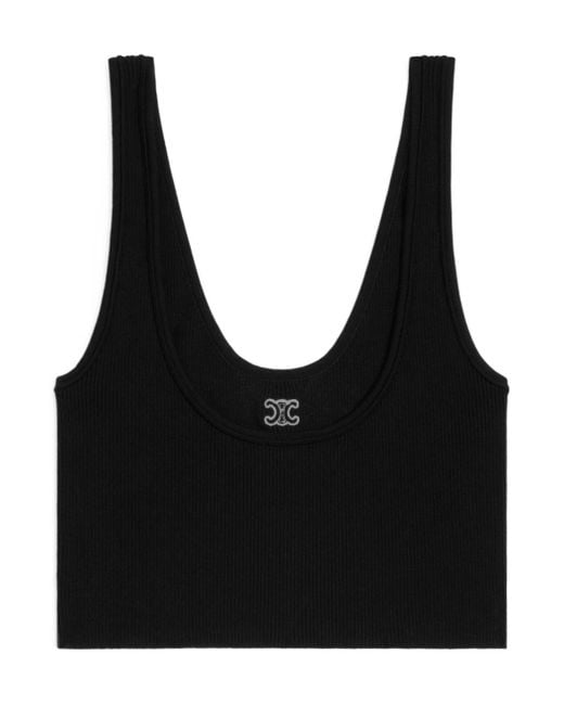 Céline Black Triomphe Bra