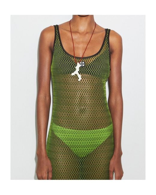 Tory Burch Green Maxi Dress