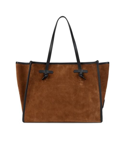 Gianni Chiarini Brown Double-Handle Tote Bag