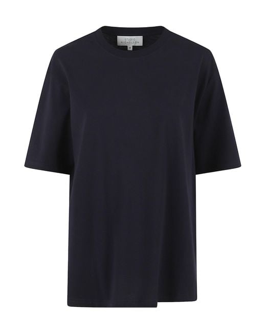 Studio Nicholson Black Bric Oversized T-Shirt for men