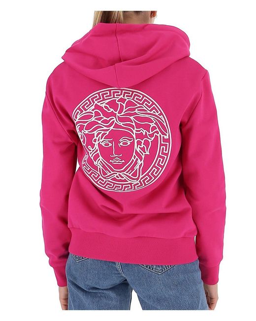 Versace Pink Gianni Signature Hoodie