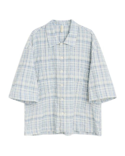 sunflower Blue Plaid Shirt for men