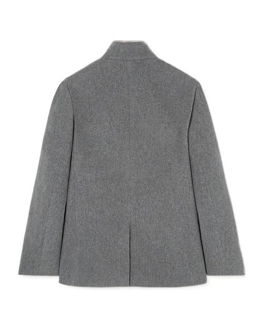 Loro Piana Gray Button-Up Jacket for men
