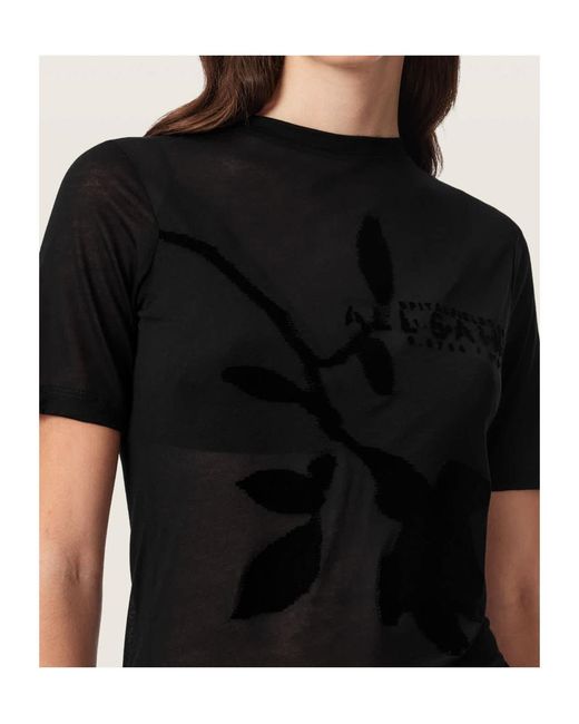 AllSaints Black Short-Sleeved T-Shirt