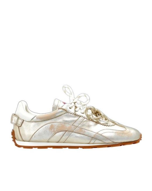 DSquared² White Lace-Up Sneakers