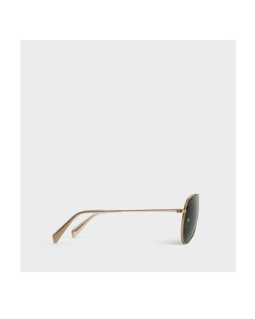Céline Green Metal Frame 02 Sunglasses