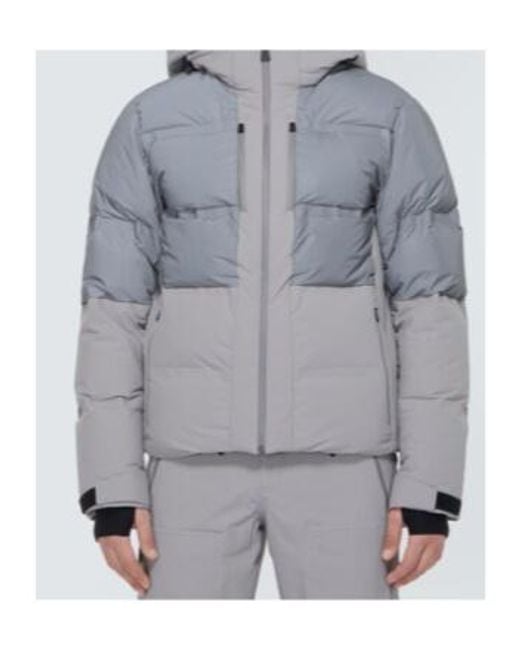 Aztech Mountain Gray Super Nuke Down Ski Jacket for men