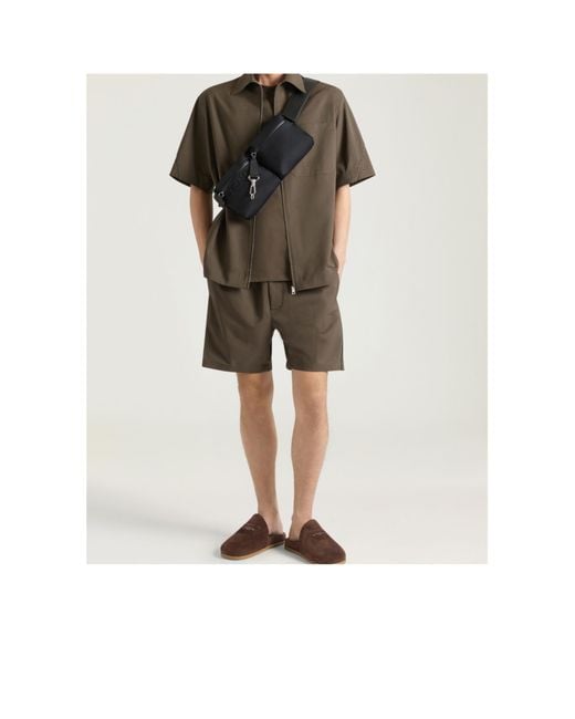 Givenchy Black Logo Canvas Belt Bag for men