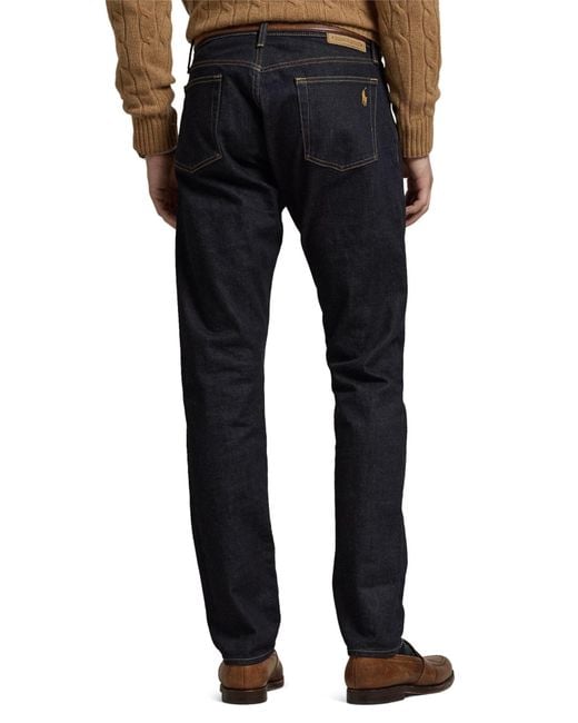 Polo Ralph Lauren Blue Belt-Loop Jeans for men