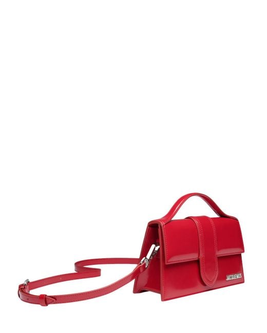 Jacquemus Red The Bambino Large Crossbody Bag