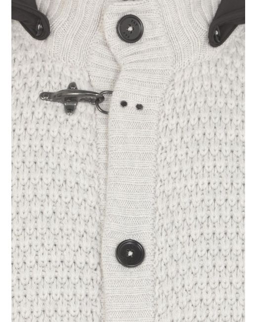 Fay Gray T-Button Knitted Cardigan for men