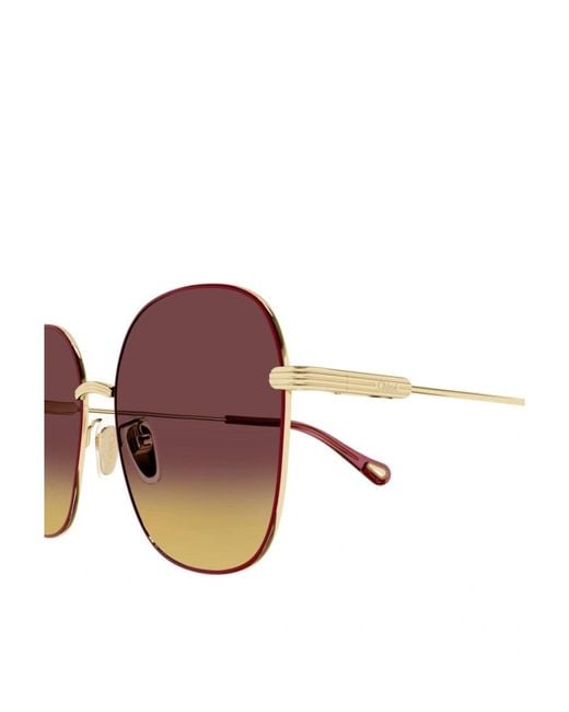 Chloé Multicolor Chloé Eyewear Square Frame Sunglasses