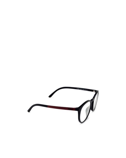 Polo Ralph Lauren White Round-Frame Clip-On Sunglasses for men
