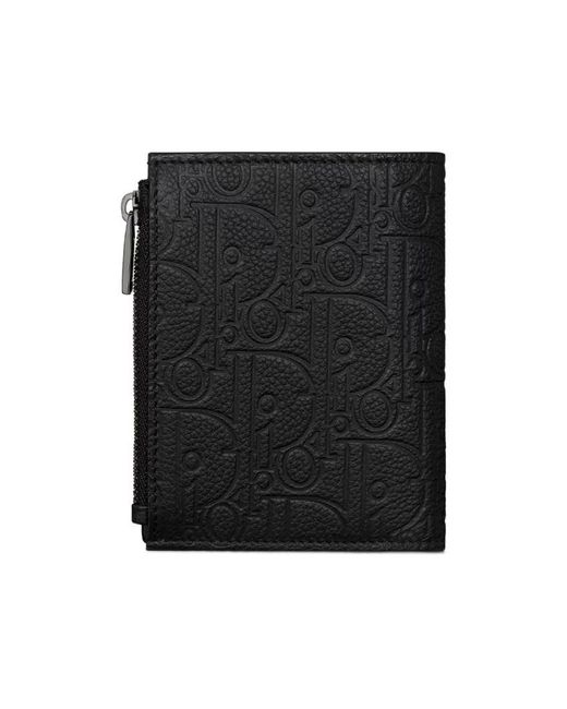 Dior Black Logo Card Holder for men